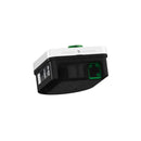 Φορτιστής τοίχου Schneider Electric Schneider Charge 22 kW με υποδοχή Type 2 για φόρτιση ηλεκτρικών οχημάτων, κάτω όψη.