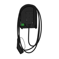 Φορτιστής τοίχου Schneider Electric Schneider Charge με ενσωματωμένο καλώδιο Type 2 για φόρτιση ηλεκτρικών οχημάτων, πίσω όψη.