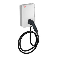 Φορτιστής τοίχου ABB Terra AC Wallbox με ενσωματωμένο καλώδιο φόρτισης Type 2 για ηλεκτρικά οχήματα.