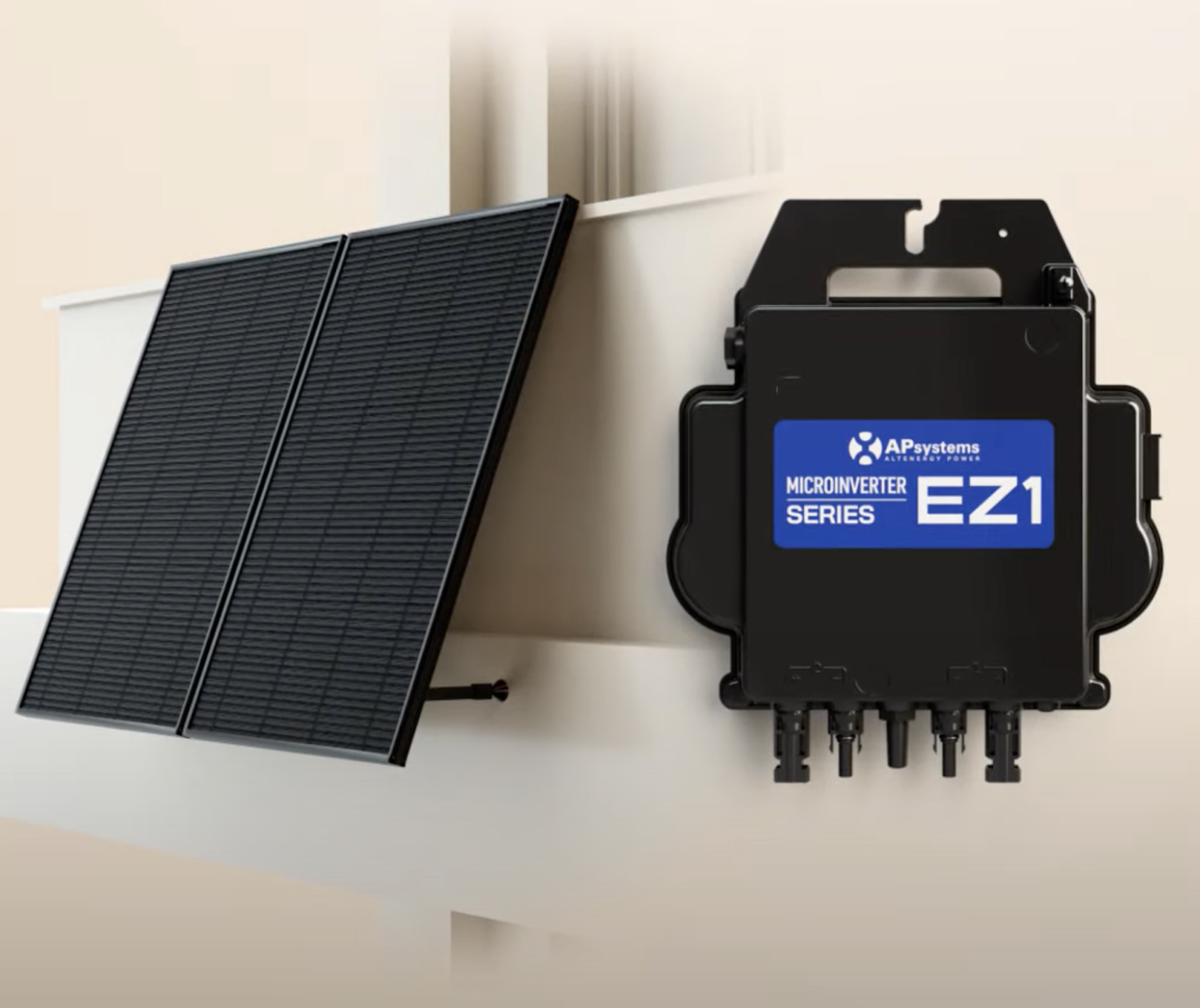 products_apsystems_EZ1-M_microinverter_with_solar_panel.png
